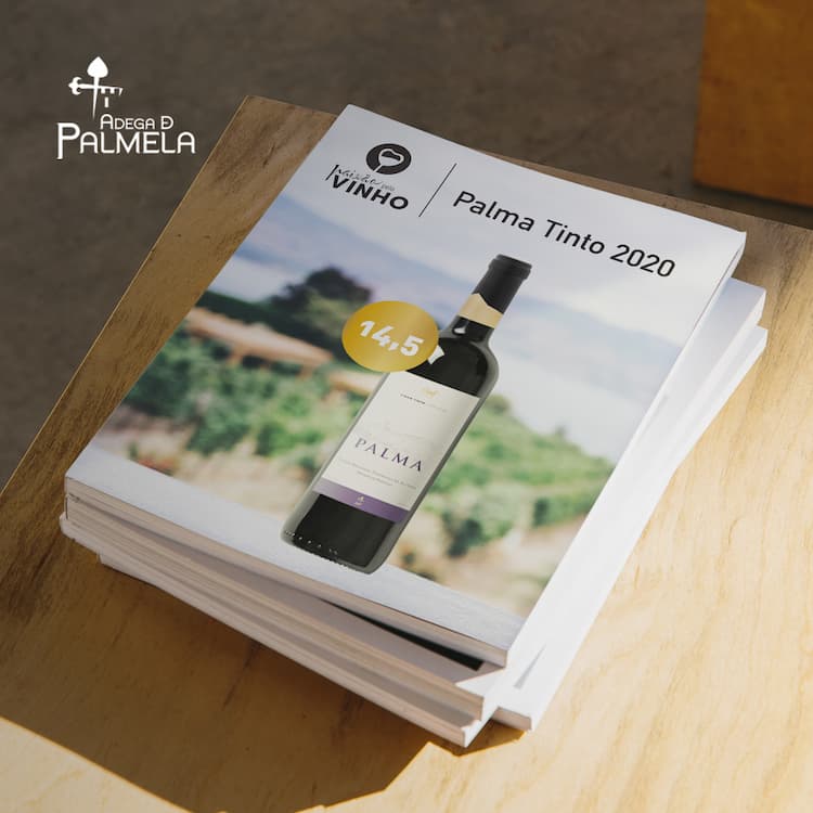 Vinho Palma Tinto 2020 distinguido pela Revista Paixão pelo Vinho