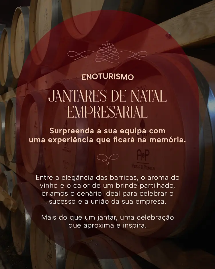 Enoturismo - Jantares de Natal Empresarial
